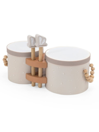 Label Label houten bongos nougat