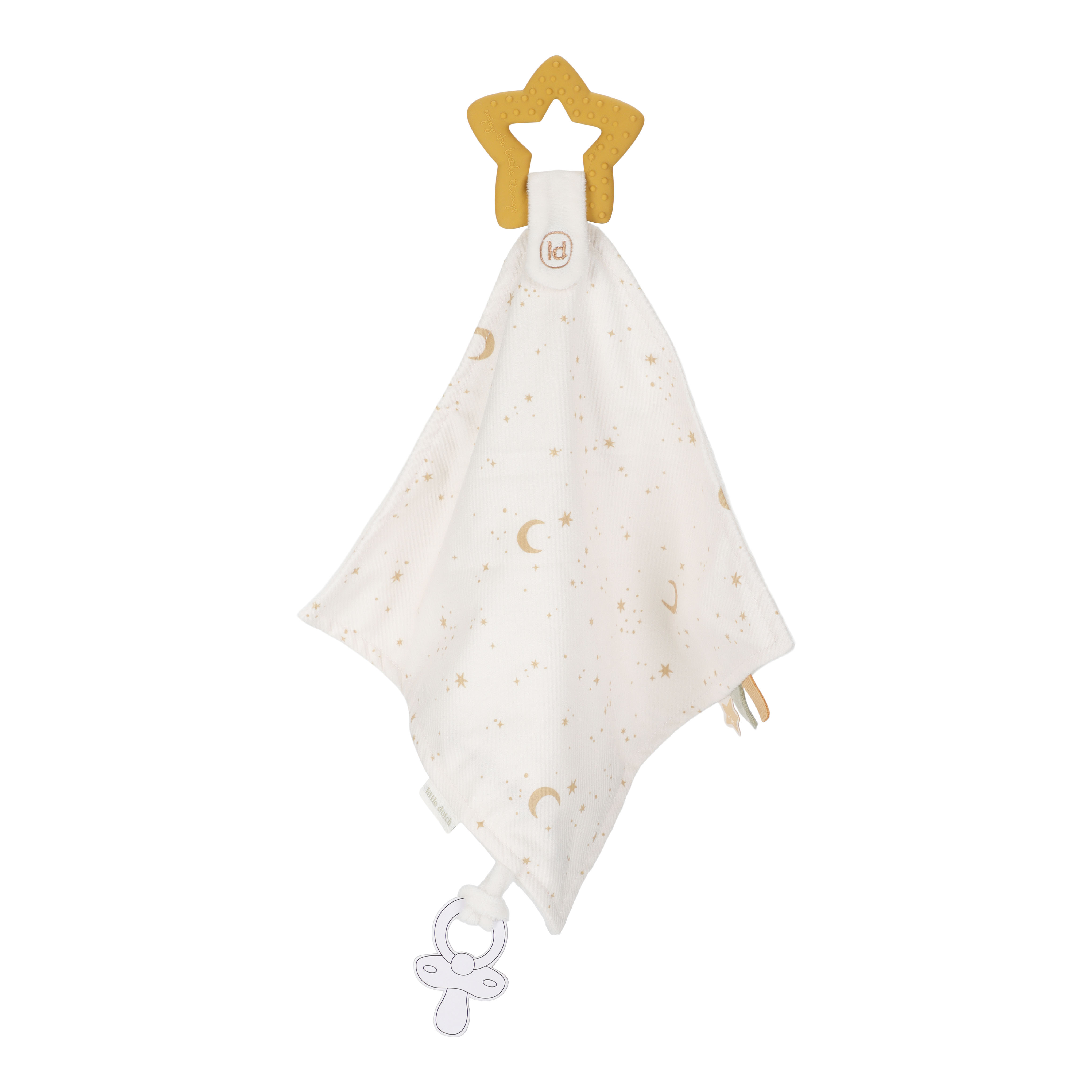 Little Dutch knuffeldoekje met bijtring Newborn Naturals