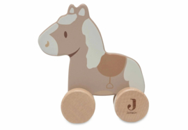 Jollein houten rolfiguur paard