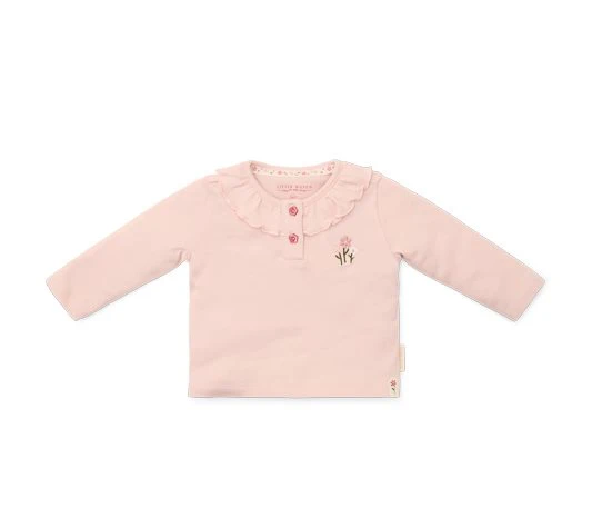 Little Dutch - Shirt lange mouw - Lichtroze - Fairy Garden - 68