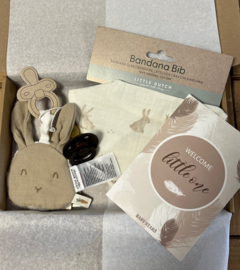 Brievenbus Pakketje -natural bunny