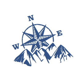 Sticker north west mountains
