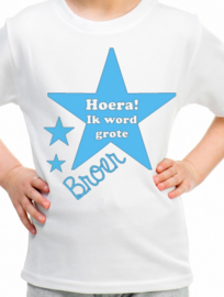 Shirt - Hoera ik word grote broer