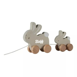 Little Dutch bunny's trekfiguur hout