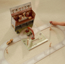 Little Dutch Houten racebaan in speelkoffer – Meerkleurig – Essentials