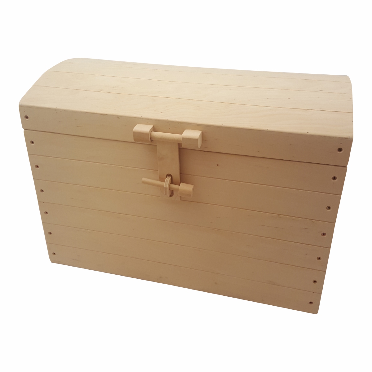 Houten speelgoed opbergkist hearts