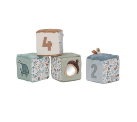 Little Dutch Blokkenset - Blauw - Forest Friends