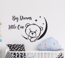 Muursticker Big dreams little one