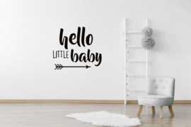Muursticker 'Hello little baby'