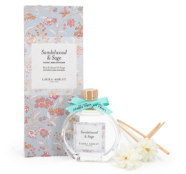 Floral Reed Diffuser Laura Ashley Sandalwood & Sage - 100ml