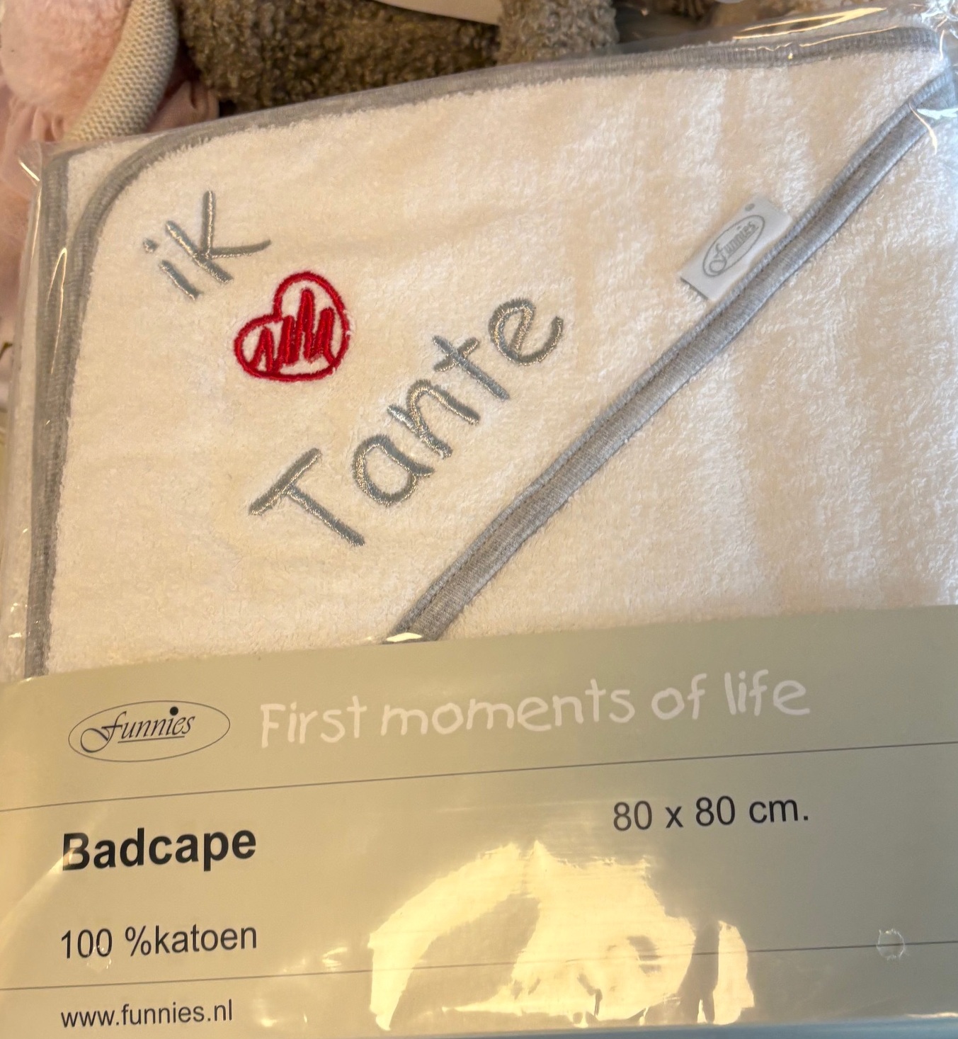 Badcape ik hou van tante
