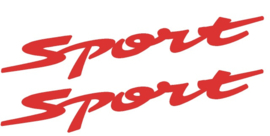 2 x sticker sport