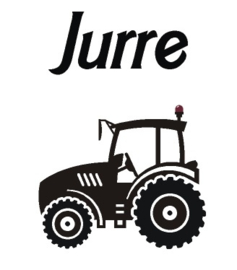 Sticker - tractor met naam