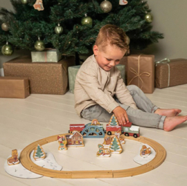 Little Dutch Houten treinbaan kerst