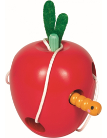 Spiegelburg Houten rijgspel appel