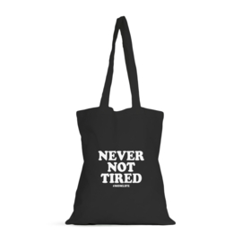 Canvas shopper - Never not tired