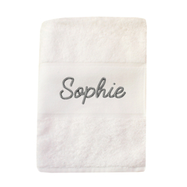 Deluxe Handdoek geborduurd met naam