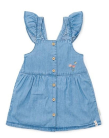 Little Dutch Mouwloos denim jurkje maat 92