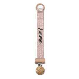 Elodie Details Fopspeenketting Hout Monkey Sunrise Pink