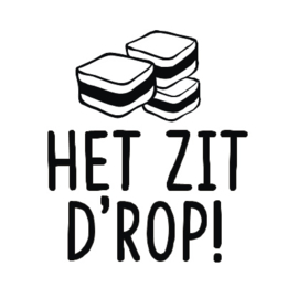 Sticker - Het zit d'rop!