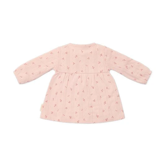 Little Dutch Jurk lange mouw - Roze - Fairy Garden - Fairy Flowers - 56
