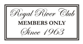 The River House Sticker | Royal River Club