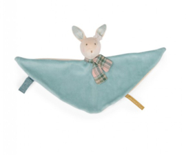 Moulin Roty Knuffeldoek konijn blauw La petite école de danse