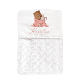 Baby dekentje - Beertje en konijntje