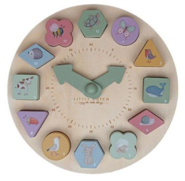 Little dutch Puzzel houten puzzel klok