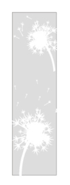 Raamsticker paardebloemen