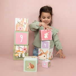 LD7339 Little Dutch Stapelblokken - Fairy Garden FSC met naam