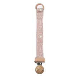 Elodie Details Fopspeenketting Hout Monkey Sunrise Pink