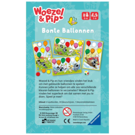 Woezel en Pip bonte ballonnen spel