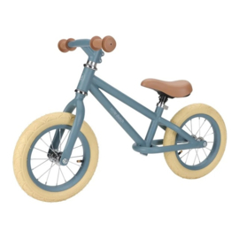 Little Dutch loopfiets blauw met naam