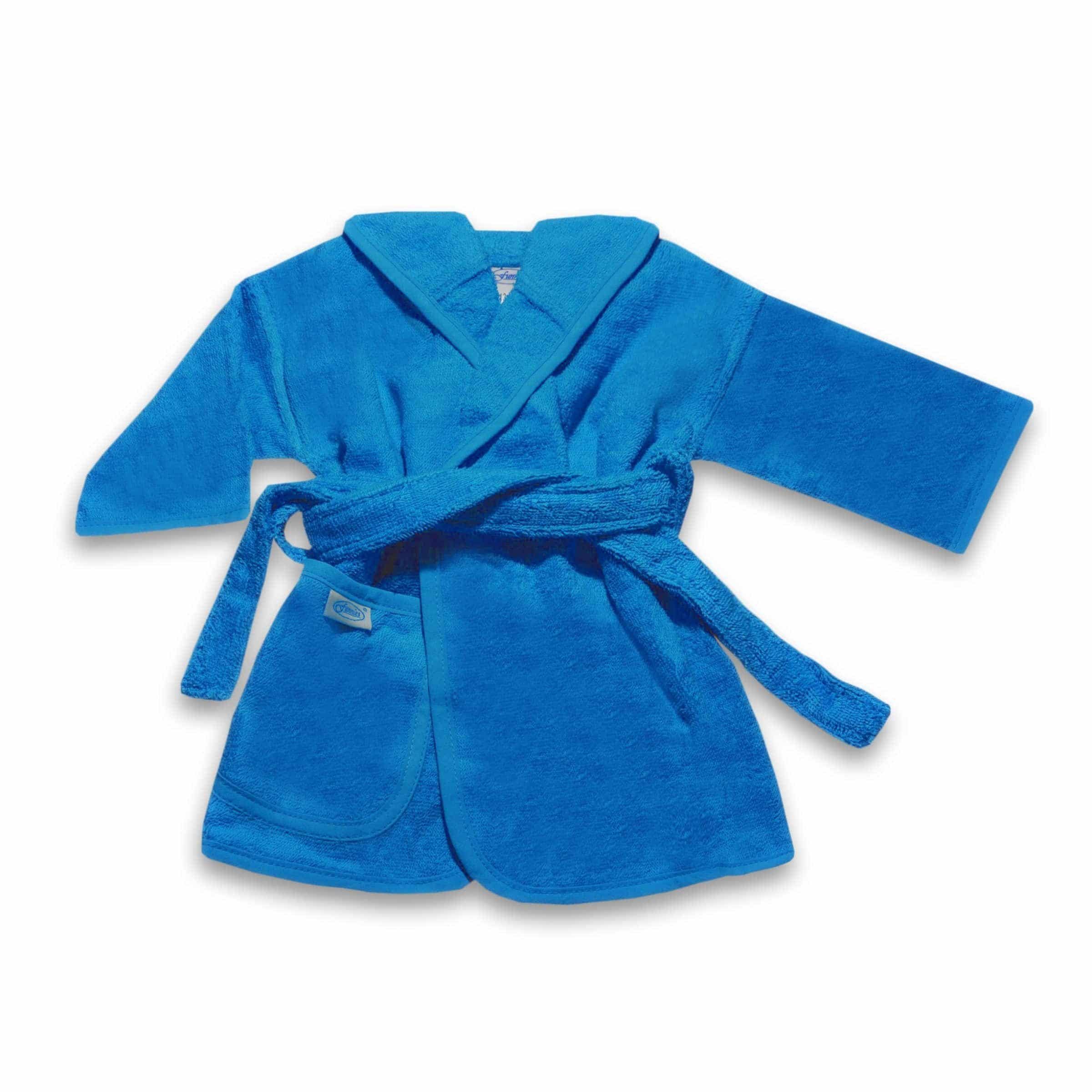 Badjas turquoise maat 1-2 jr met/zonder naam