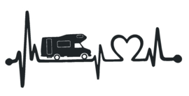 sticker camper heartbeat