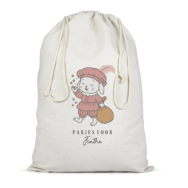 Cadeauzak Sint - Pakjes voor... roze