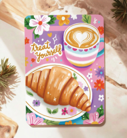 Kaart - Happy Birthday Croissant