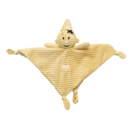 Bumba Corduroy Knuffeldoekje Geel