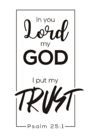 Sticker in you Lord