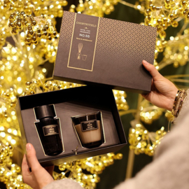 Cadeauset Geurstokjes en Geurkaars No.55 antraciet-100ML
