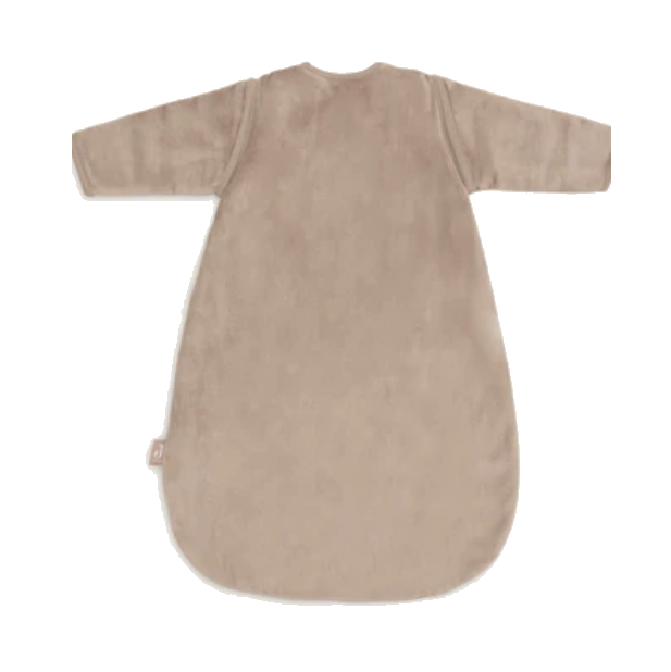 Jollein Newborn Slaapzak met afritsbare mouw - Velvet Milky Coffee - 60 CM