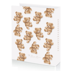 Geboortekaartjes Bewaarmap - Vintage Teddy