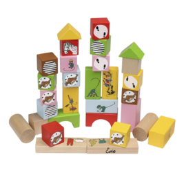 Pippi Langkous - Houten blokken (30st.)