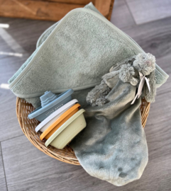 Gevulde Cadeaumand - Bathtime green
