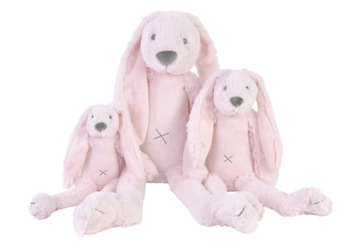 Happy horse geboorteknuffel pink rabbit 58 cm met naam