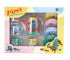 Pippi Langkous - Tinnen theeservies