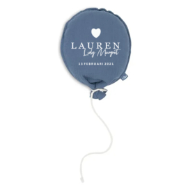 Jollein Geboorteballon - Jeans Blue