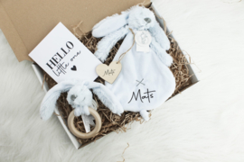 Brievenbus Pakketje - Happy Horse Rabbit Blauw