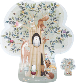 LD7250 Little Dutch vloerpuzzel Forest Friends FSC